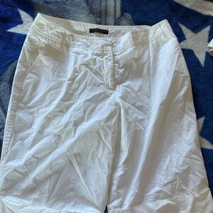 Apostrophe Stretch White Shorts - see video